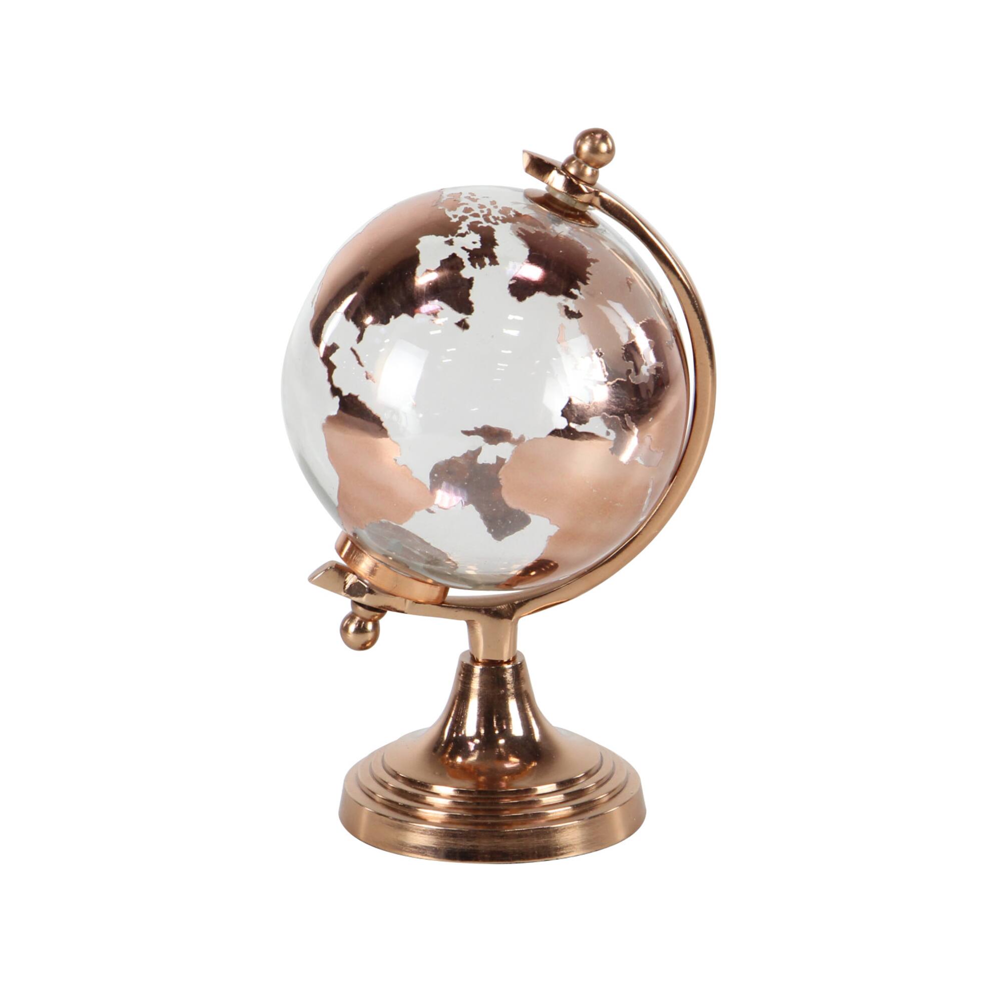 11" Copper & Glass Traditional Globe